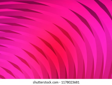 Dark Pink vector texture with colored lines. Decorative shining illustration with lines on abstract template. Best design for your ad, poster, banner.