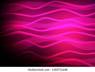 Dark Pink vector texture with colored lines. Blurred decorative design in simple style with lines. The pattern can be used for busines ad, booklets, leaflets