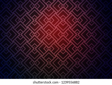 Dark Pink vector texture with colored lines. Lines on blurred abstract background with gradient. Pattern for ads, posters, banners.