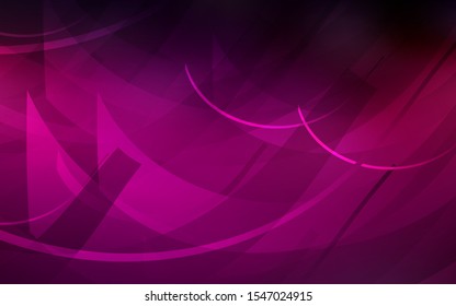 Dark Pink vector texture with colored lines. Modern geometrical abstract illustration with Lines. The pattern for ad, booklets, leaflets.