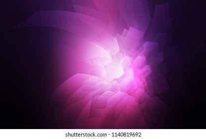 Dark Pink vector texture with colorful hexagons. White background with colorful hexagons. Pattern can for your ad, booklets.