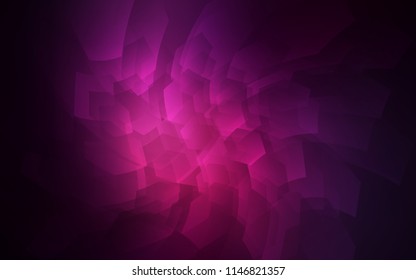 Dark Pink vector texture with colorful hexagons. Colorful hexagons on white backdrop. Beautiful design for your business advert.