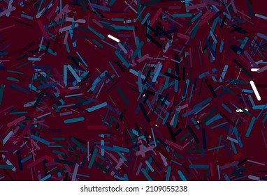 Textura vectorial rosa oscuro con líneas coloridas. Ilustración abstracta brillante con palos de color. Diseño inteligente para su anuncio comercial.