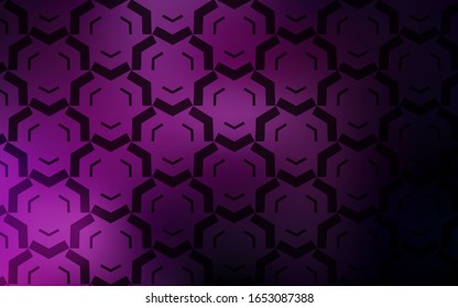 Dark Pink vector texture with curved lines. A sample with colorful lines, shapes. Elegant pattern for a brand book.