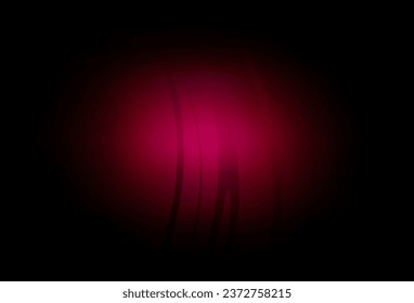 Dark Pink vector texture with curved lines. A shining illustration, which consists of curved lines. Background for cell phone screens.