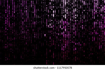 Dark Pink vector  texture with disks. Blurred decorative design in abstract style with bubbles. The pattern can be used for aqua ad, booklets.