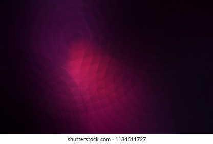 Dark Pink vector texture with disks. Glitter abstract illustration with blurred drops of rain. Beautiful design for your business advert.