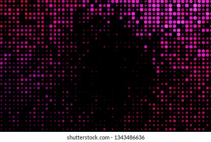 Dark Pink vector texture with disks. Beautiful colored illustration with blurred circles in nature style. Template for your brand book.