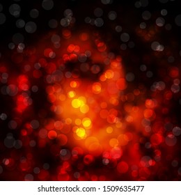 Dark Pink vector texture with disks. Colorful illustration with gradient dots in nature style. Pattern for websites.