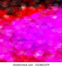 Dark Pink vector texture with disks. Modern abstract illustration with colorful circle shapes. New template for a brand book.