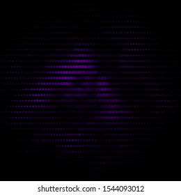 Dark Pink vector texture with disks. Abstract decorative design in gradient style with bubbles. Pattern for websites.