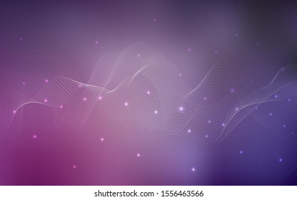 Dark Pink vector texture with disks. Modern abstract illustration with colorful water drops. New design for ad, poster, banner of your website.