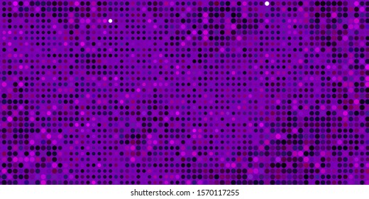 Dark Pink vector texture with disks. Abstract colorful disks on simple gradient background. Pattern for business ads.