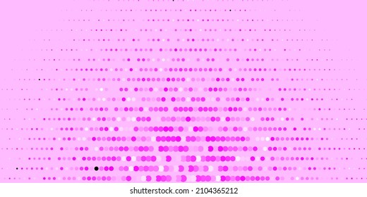 Textura vectorial rosa oscuro con discos. Resumen de discos coloridos sobre un fondo de degradado simple. Patrón para sitios web.