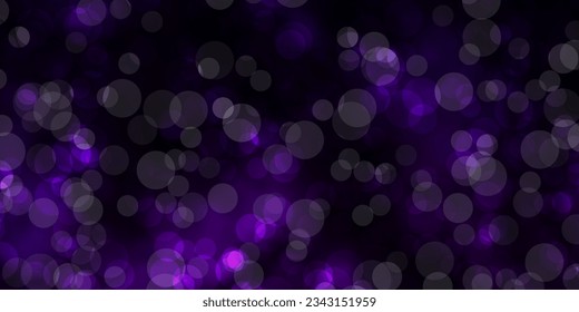 Dark Pink vector texture with disks. Colorful illustration with gradient dots in nature style. New template for a brand book.