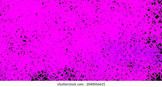 Dark pink vector texture with memphis shapes. Illustration with colorful shapes in abstract style. Simple illustration for your web site.