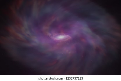 Dark Pink vector texture with milky way stars. Shining illustration with sky stars on abstract template. Pattern for futuristic ad, booklets.