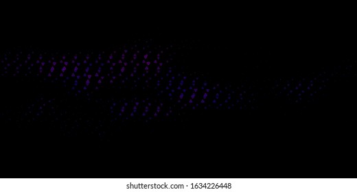 Dark Pink vector texture with religion symbols. Retro design in abstract style with witchcraft forms. Design for magic, spiritual events.