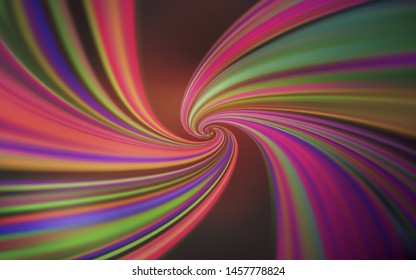 Dark Pink vector texture with wry lines. Colorful abstract illustration with gradient lines. A completely new template for your design.