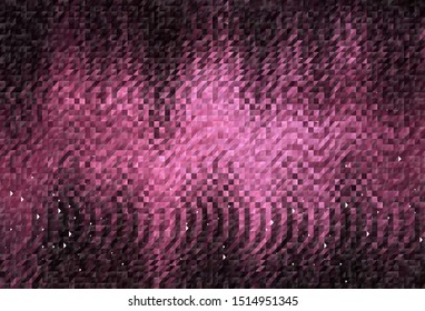 Dark Pink vector triangle mosaic texture. Creative geometric illustration in Origami style with gradient. Textured pattern for your backgrounds.