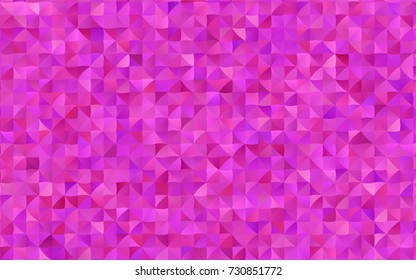 Dark Pink vector triangle mosaic pattern. Colorful abstract illustration with gradient. Brand-new style for your business design.
