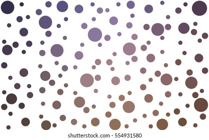 Dark Pink Yellow abstract seamless pattern with circles. Geometry pattern for fabric. Textile background. Stock vector.