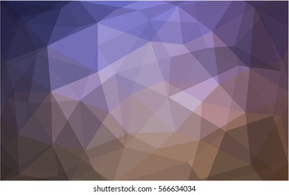Dark Pink Yellow Low poly crystal background. Polygon design pattern. Low poly vector illustration, low polygon background.