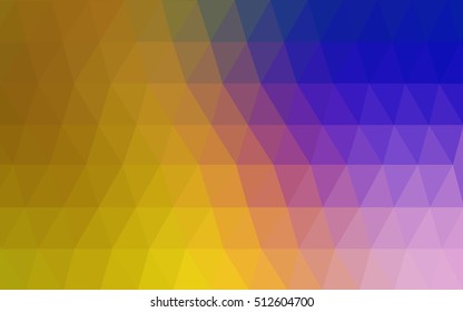 Dark pink, yellow shining triangular template. Geometric illustration in Origami style with gradient. The elegant pattern can be used as part of a brand book. Dark pink, yellow shining triangular template. Geometric illustration in Origami style with gradient. The elegant pattern can be used as part of a brand book.