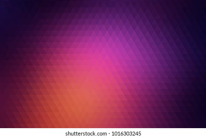 Dark Pink, Yellow vector abstract mosaic template. Colorful abstract illustration with gradient. Brand-new design for your business.