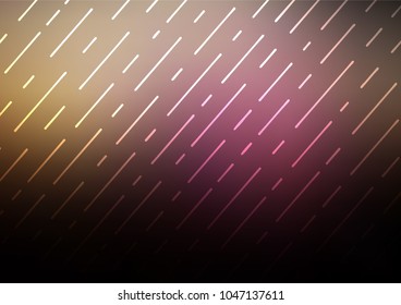 Dark Pink, Yellow vector abstract doodle pattern. Ethnic elegant natural pattern with gradient. The completely new template can be used for your brand book.