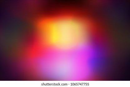 Dark Pink, Yellow vector abstract layout. An elegant bright illustration with gradient. The elegant pattern can be used as part of a brand book.