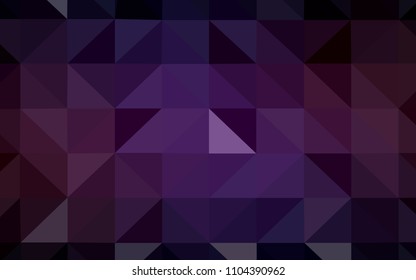 Dark Pink, Yellow vector abstract polygonal template. Colorful illustration in polygonal style with gradient. Pattern for a brand book's backdrop.