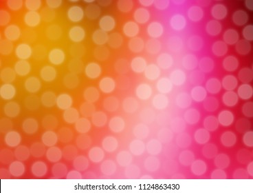 Dark Pink, Yellow vector abstract blurred template. Modern geometrical abstract illustration with gradient. The elegant pattern for brand book.