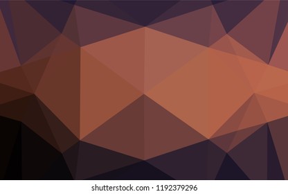 Dark Pink, Yellow vector abstract mosaic backdrop. A vague abstract illustration with gradient. The textured pattern can be used for background.