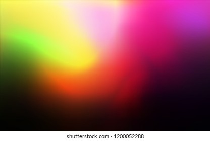 Rosa oscuro, diseño borroso abstracto del Vector amarillo. Ilustración abstracta de brillo con un diseño elegante. El mejor diseño borroso para tu negocio.