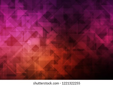 Dark Pink, Yellow vector abstract polygonal abstract polygonal. An elegant bright illustration with gradient. A completely new template for your business design.