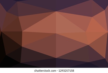 Dark Pink, Yellow vector abstract mosaic pattern. A completely new color illustration in a vague style. Template for a cell phone background.