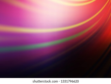 Dark Pink, Yellow vector abstract blurred background. A completely new color illustration in a bokeh style. Brand new design for your business.