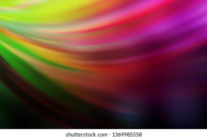 Dark Pink, Yellow vector abstract blurred background. Glitter abstract illustration with gradient design. Background for a cell phone.