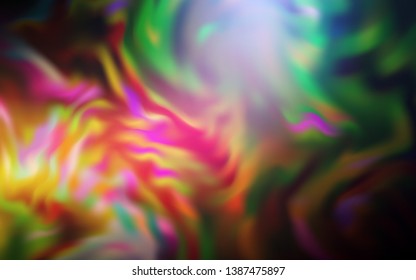 Dark Pink, Yellow vector abstract blurred background. A completely new colored illustration in blur style. Blurred design for your web site.