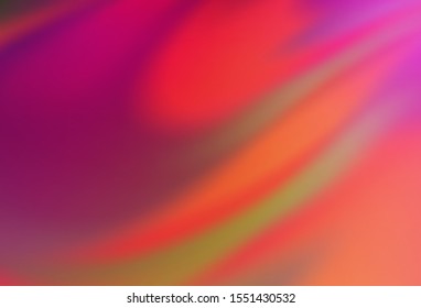 Dark Pink, Yellow vector abstract bright template. New colored illustration in blur style with gradient. New way of your design.