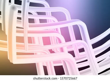 Dark Pink, Yellow vector abstract blurred layout. Colorful illustration in abstract style with gradient. Completely new design for your business.