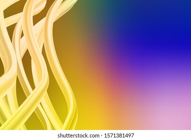Dark Pink, Yellow vector abstract blurred layout. An elegant bright illustration with gradient. New design for your business.