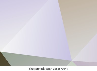 Dark Pink, Yellow vector abstract polygonal background. Glitter abstract illustration with an elegant triangles. A new texture for your web site.