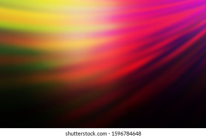 Dark Pink, Yellow vector abstract blurred background. Abstract colorful illustration with gradient. New style for your business design.