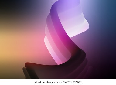 Dark Pink, Yellow vector abstract blurred layout. Colorful illustration in abstract style with gradient. New style design for your brand book.