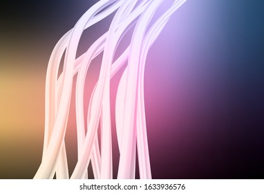 Dark Pink, Yellow vector abstract bright template. New colored illustration in blur style with gradient. Blurred design for your web site.