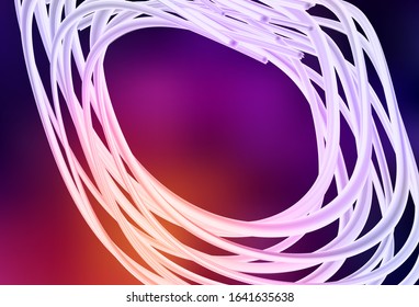 Dark Pink, Yellow vector abstract bright template. A completely new colored illustration in blur style. Completely new design for your business.