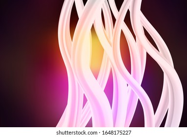 Color rosa oscuro, amarillo vectorial abstracto, patrón brillante. Una elegante ilustración brillante con gradiente. Antecedentes elegantes para un libro de marca.