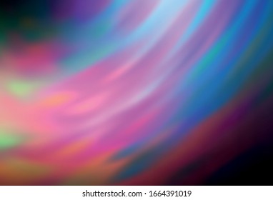 Diseño abstracto de vector oscuro y amarillo borroso. Una ilustración de color completamente nueva en un estilo borroso. Diseño borroso para su sitio web.